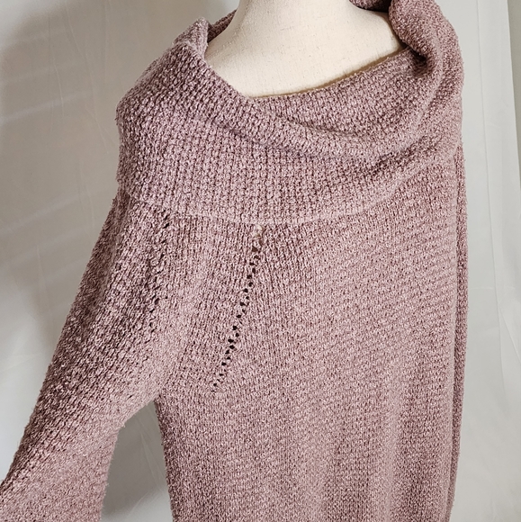 Free People Lilac Rose Sweater Size Large - Picture 6 of 11
